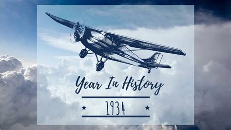 major events of 1934
